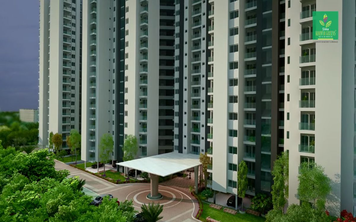 3 BHK 1595 Sq.Ft. Apartment in Sikka Kaamya Greens