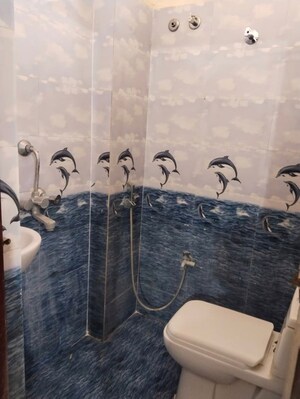 Bathroom in 1 RK Builder Floor at Begumpet – for Rent