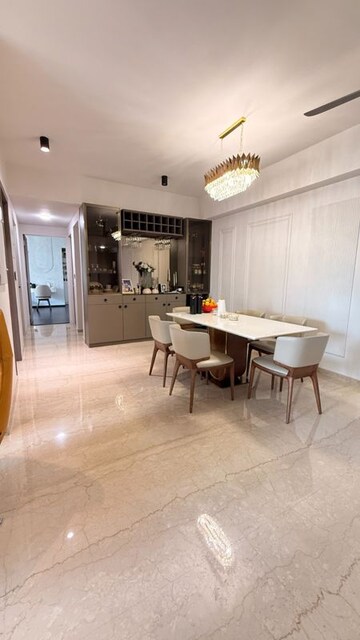 Dining area in 3 BHK Apartment at Lodha Sterling, Kolshet Road – for Rent