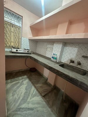 Kitchen in 1 RK Apartment at Katwaria Sarai – for Rent