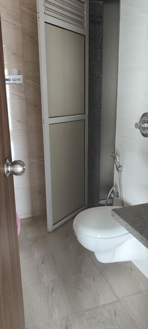 Bathroom in 1 BHK Apartment at Metropolis Aquaris Phase 2, Kasarvadavali – for Rent