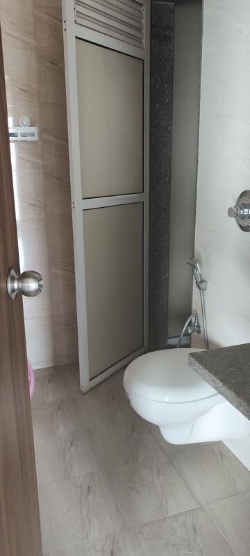 Bathroom in 1 BHK Apartment at Metropolis Aquaris Phase 2, Kasarvadavali – for Rent