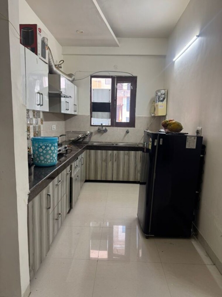 Kitchen, skynet-towers 3 Bedroom 1800 Sq.Ft. Apartment In Patiala Road Zirakpur 9964086