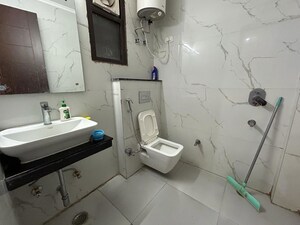 Bathroom in 2 BHK Apartment at Freedom Fighters Enclave – for Rent