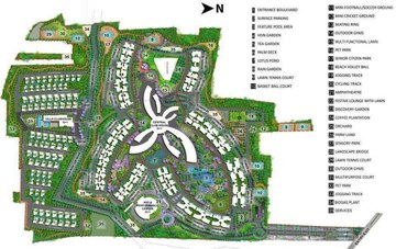 Master Plan in 3.5 BHK Apartment at Prestige Park Grove, Whitefield – for Sale