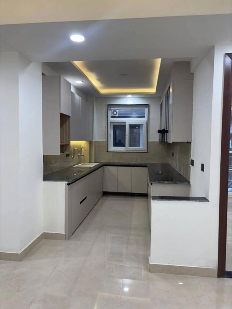 Kitchen, palm-residency-chhatarpur 3 Bedroom 1250 Sq.Ft. Builder Floor In Chattarpur Delhi 9964556