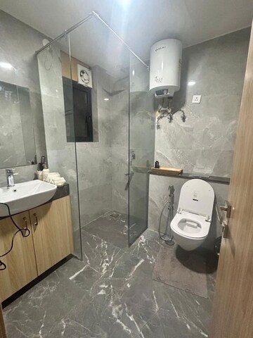 Attached Bathroom in 2 BHK Apartment at M3M Skywalk, Sector 74 – for Rent