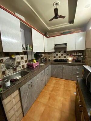 Kitchen in 2 BHK Builder Floor at Govindpuri – for Rent