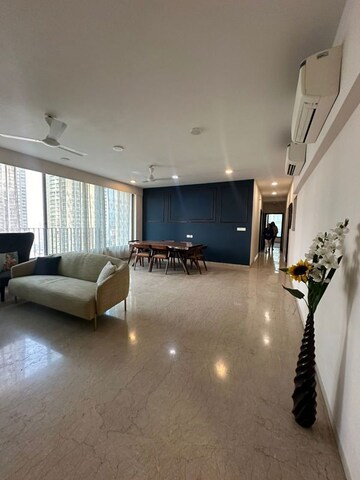 Living Room in 3 BHK Apartment at Oberoi Realty Esquire, Goregaon East – for Rent