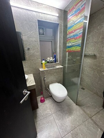 Bathroom in 3 BHK Apartment at Oberoi Realty Esquire, Goregaon East – for Rent