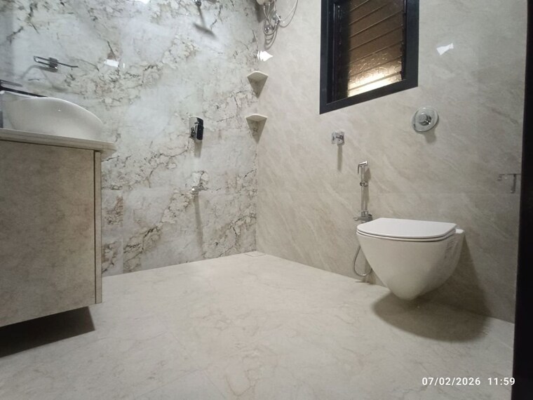 Bathroom, akshar-sai-radiance 2 Bedroom 1510 Sq.Ft. Apartment In Cbd Belapur Sector 15 Navi Mumbai 9965411
