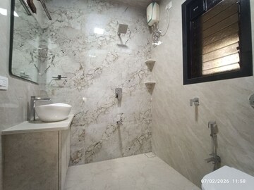 Bathroom in 2 BHK Apartment at Akshar Sai Radiance, Cbd Belapur Sector 15 – for Rent