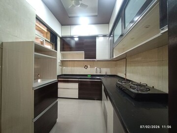 Kitchen in 2 BHK Apartment at Akshar Sai Radiance, Cbd Belapur Sector 15 – for Rent
