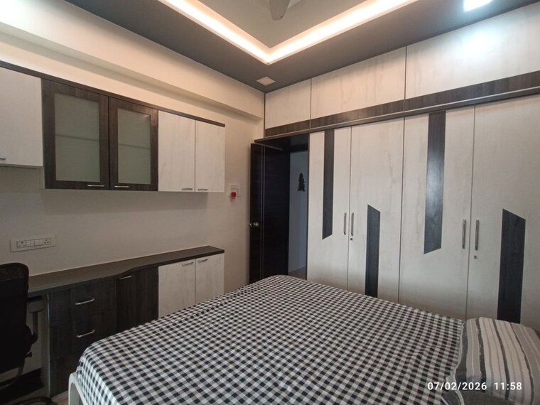 Bedroom, akshar-sai-radiance 2 Bedroom 1510 Sq.Ft. Apartment In Cbd Belapur Sector 15 Navi Mumbai 9965411