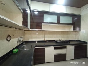 Kitchen in 2 BHK Apartment at Akshar Sai Radiance, Cbd Belapur Sector 15 – for Rent