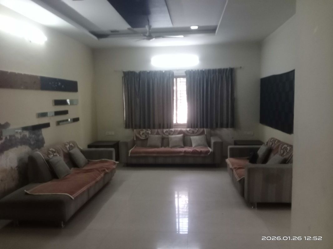 3 BHK + Pooja Room Apartment For Rent in Sama-Savil Road