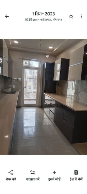 Kitchen in 3 BHK Builder Floor at Sainik Plaza, Sector 49 – for Sale