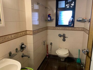 Bathroom in 2 BHK Apartment at Samartha Deep, Andheri West – for Rent