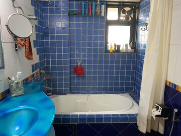 Bathroom in 2 BHK Apartment at Samartha Deep, Andheri West – for Rent