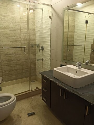 Bathroom in 3 BHK Builder Floor at Panchsheel Enclave – for Rent