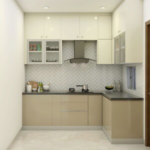 Kitchen in 3 BHK Builder Floor at Rohini Sector 8 – for Sale