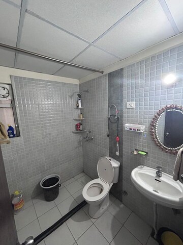 Bathroom in 2 BHK Apartment at Landcraft Golf Links, Pandav Nagar – for Rent