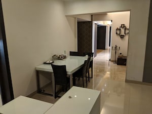 Dining area in 4 BHK Apartment at Oberoi Sky Gardens, Andheri West – for Rent