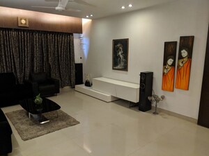 Living Room in 4 BHK Apartment at Oberoi Sky Gardens, Andheri West – for Rent