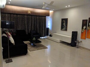 Living Room in 4 BHK Apartment at Oberoi Sky Gardens, Andheri West – for Rent