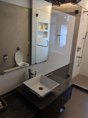 Bathroom in 4 BHK Apartment at Oberoi Sky Gardens, Andheri West – for Rent