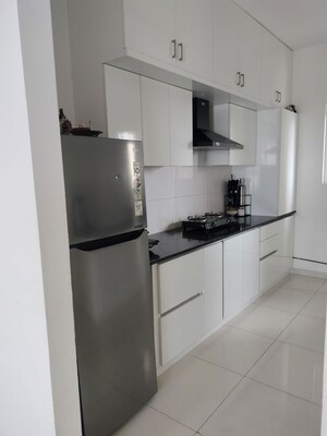 Kitchen in 3 BHK Apartment at Godrej Aqua, International Airport Road – for Rent