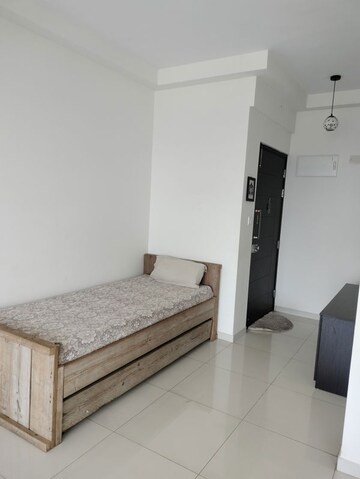 Living Room in 3 BHK Apartment at Godrej Aqua, International Airport Road – for Rent