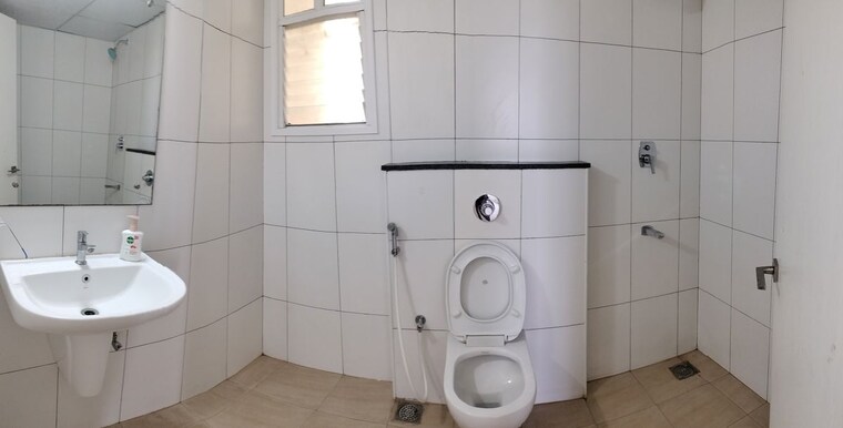 Bathroom, godrej-aqua 3 Bedroom 1911 Sq.Ft. Apartment In International Airport Road Bangalore 9966083