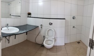 Bathroom in 3 BHK Apartment at Godrej Aqua, International Airport Road – for Rent