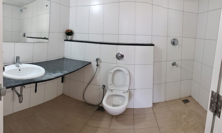 Bathroom, godrej-aqua 3 Bedroom 1911 Sq.Ft. Apartment In International Airport Road Bangalore 9966083