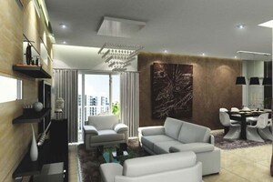 Living Room in 4 BHK Apartment at Experion 108 Heights, Sector 108 – for Rent