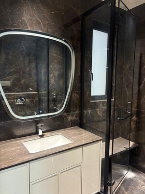 Kitchen in 3 BHK Builder Floor at Greater Kailash – for Rent