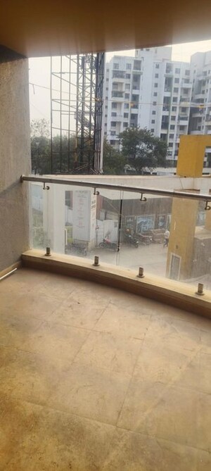 Balcony in 2.5 BHK Apartment at Choice Goodwill Metropolis West, Lohgaon – for Rent