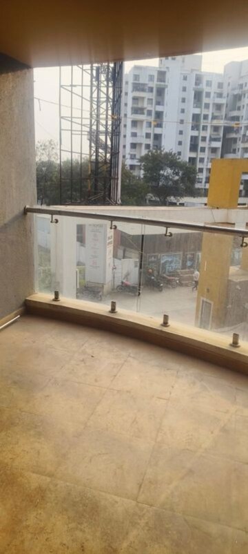 Balcony in 2.5 BHK Apartment at Choice Goodwill Metropolis West, Lohgaon – for Rent