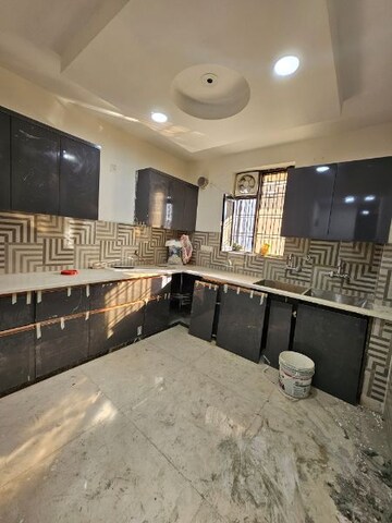 Kitchen in 3 BHK Builder Floor at Green Fields Colony – for Sale