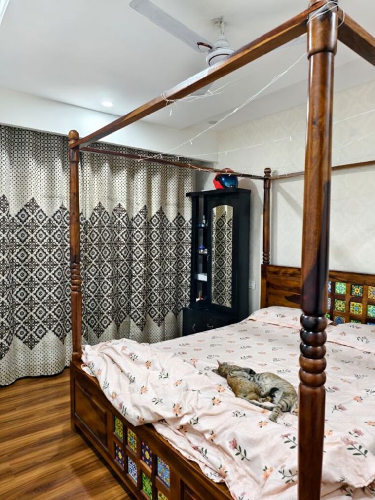 Bedroom, ghb-splande 3 Bedroom 1735 Sq.Ft. Apartment In Patiala Road Zirakpur 9966678