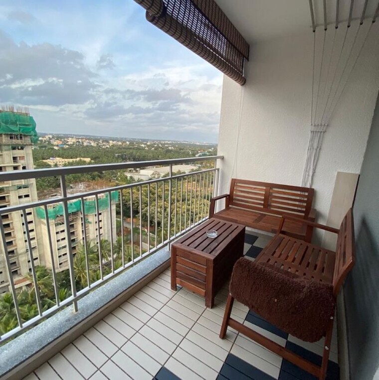 Balcony, rohan-upavan 3 Bedroom 1700 Sq.Ft. Apartment In Byrathi Bangalore 9966685