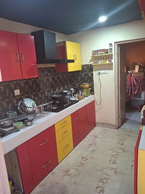 Kitchen in 3 BHK Apartment at Shanti Sikhara Complex, Somajiguda – for Rent
