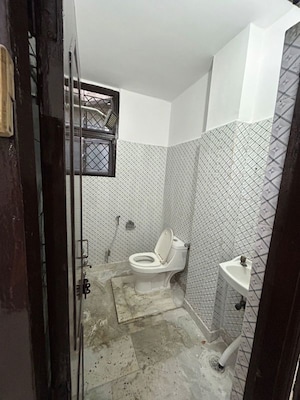 Bathroom in 1 BHK Builder Floor at Nirala Eden Park 2, Niti Khand – for Rent