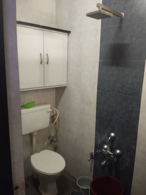 Bathroom in 2 BHK Apartment at Ghatlodia – for Rent