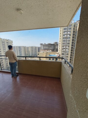Balcony in 3 BHK Apartment at Anukampa Sky Lounges, Mansarovar – for Rent