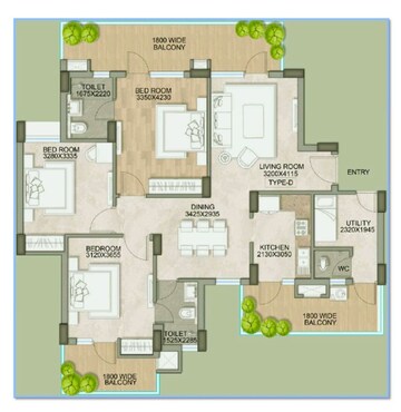 3.5 BHK Apartment For Sale in Sector 77