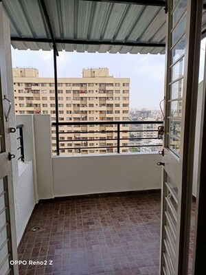 Balcony in 2 BHK Apartment at Shree Anand Royal Court, Thergaon – for Sale