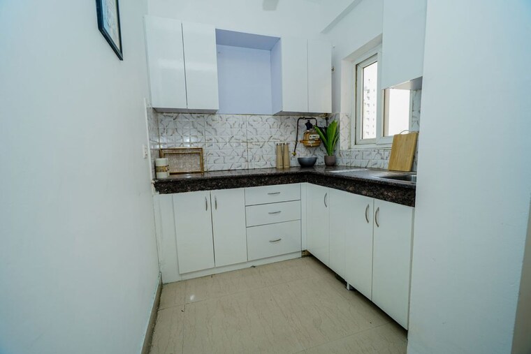 Kitchen, aims-golf-city 3 Bedroom 1485 Sq.Ft. Apartment In Sector 75 Noida 9967458