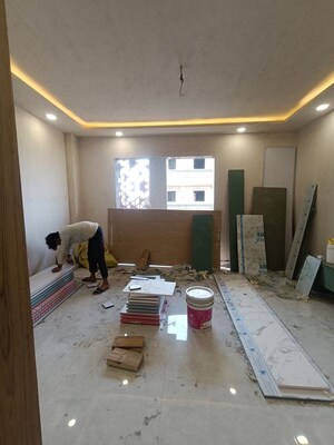 Living Room in 3 BHK Builder Floor at TDI The Grand Retreat, Sector 88 – for Sale